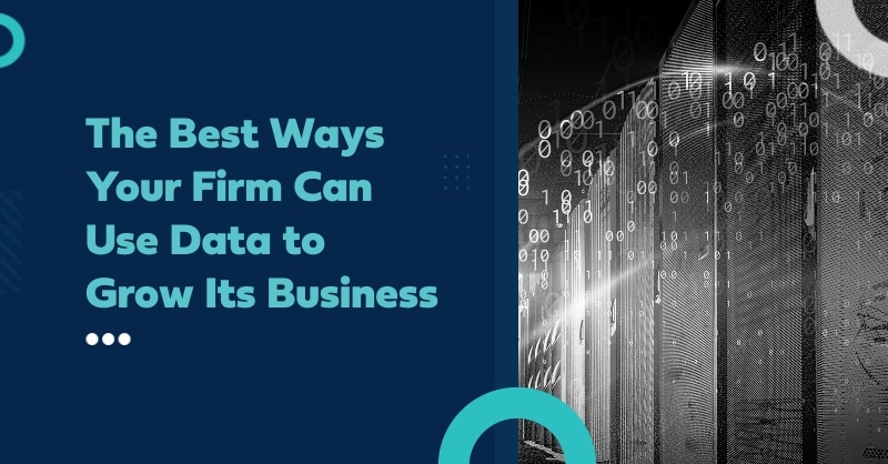 Effective Data Strategies for Business Expansion shown in a split-design with tech imagery.