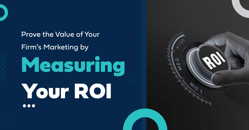 Professional adjusting ROI dial to maximize business marketing success on sleek gauge graphic.